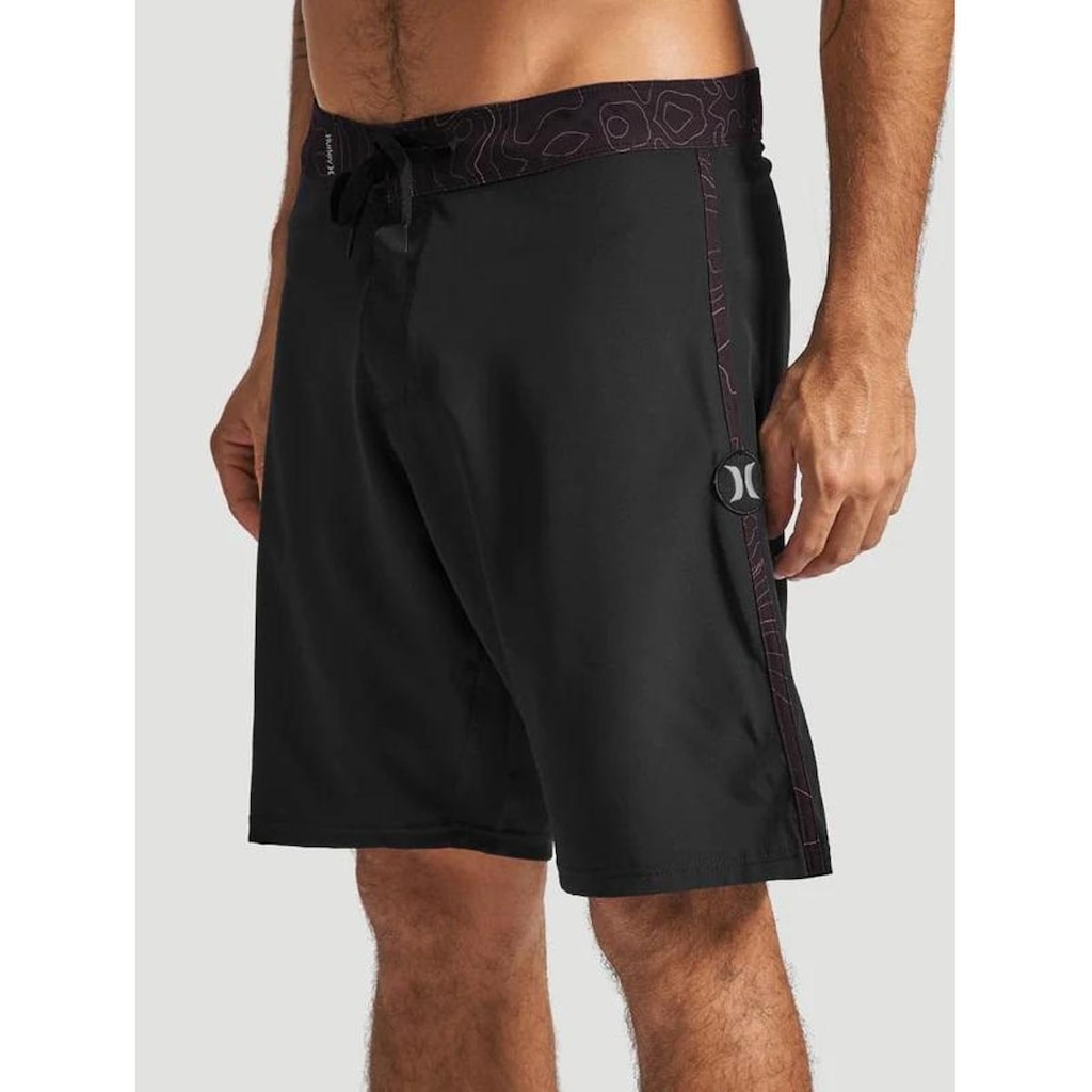 Bermuda Hurley Frequency Stripe Preta