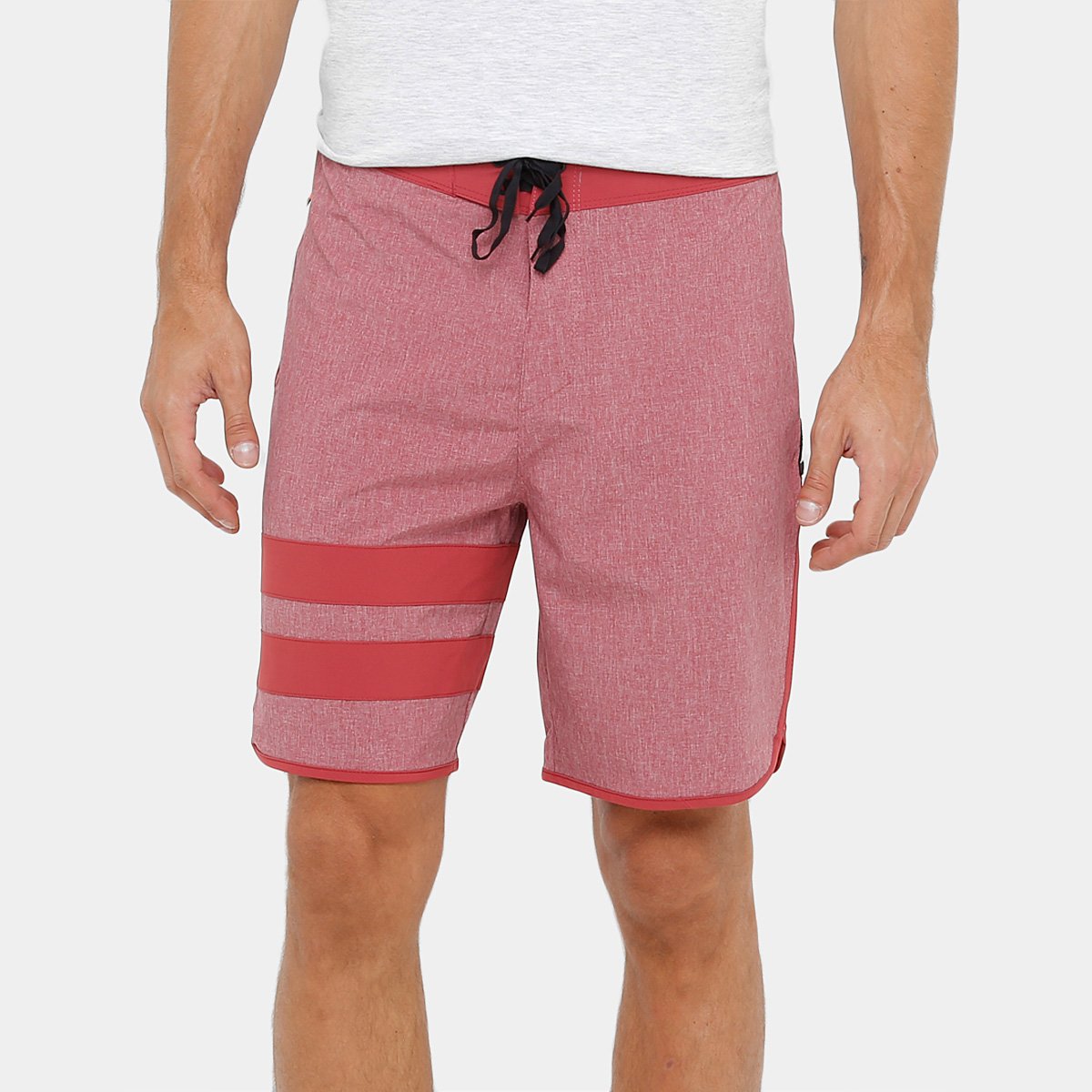 bermuda hurley azul e rosa