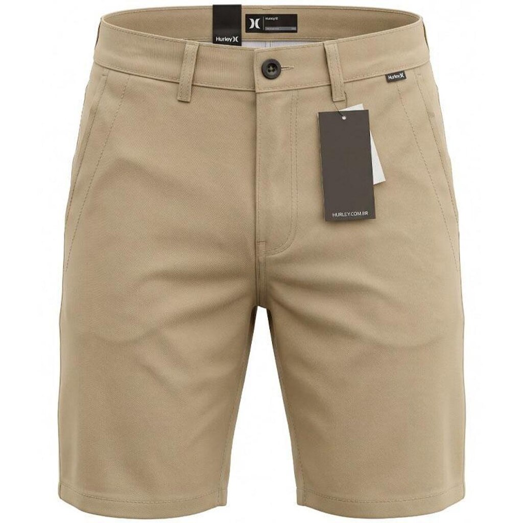 BERMUDA HURLEY SARJA BEACH MARROM MASCULINA