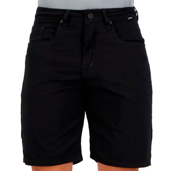 Bermuda Hurley Sarja Walk Weekend Preta - Preto Menor preço em Bermuda Hurley Sarja Walk Weekend Preta - Preto