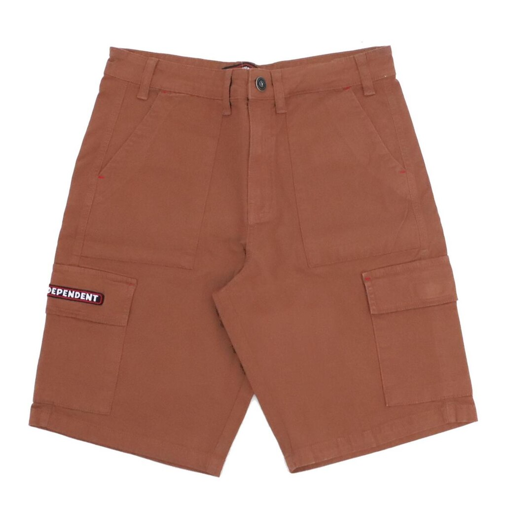 Bermuda Independent Sarja Bar Logo Cargo Short - Marrom