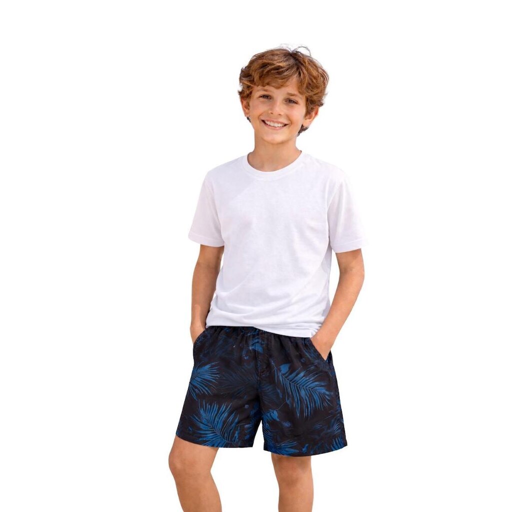 Bermuda infantil curta tactel estampado Ogochi