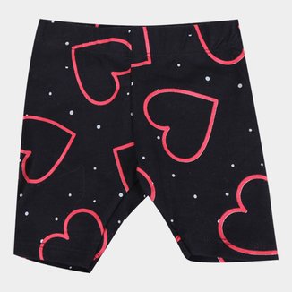 Bermuda Infantil Disney Minnie Love Feminino