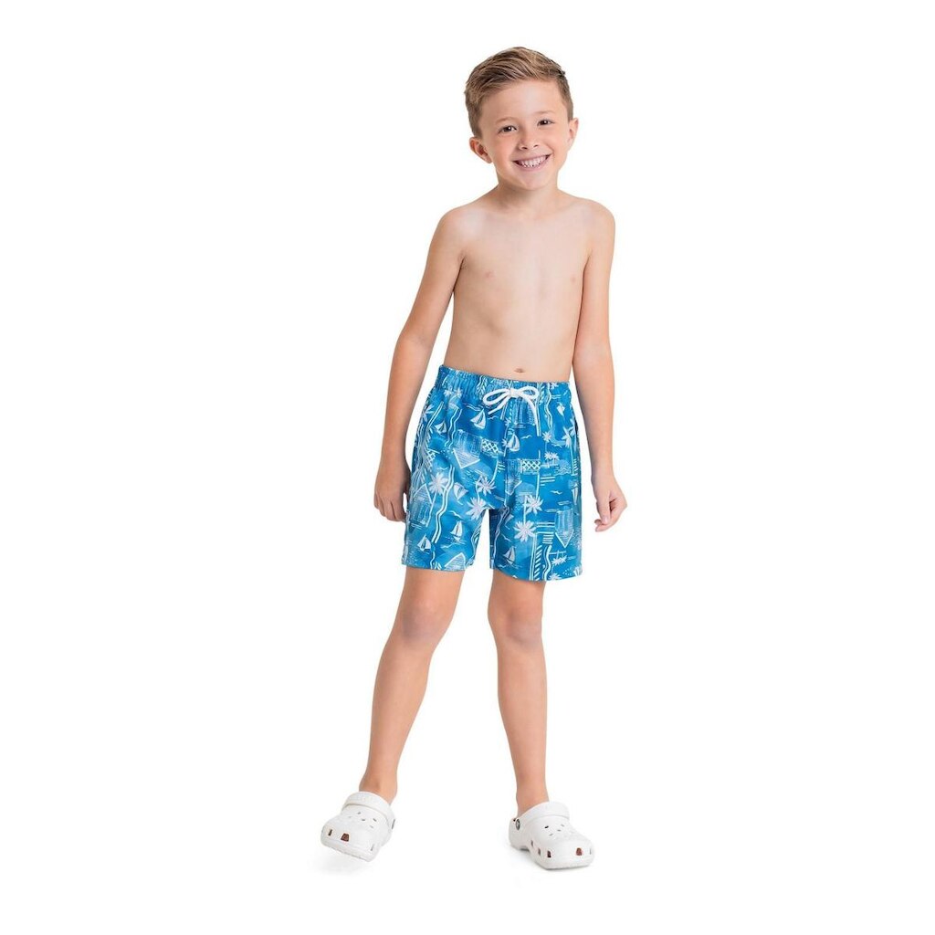 Bermuda Infantil em Microfibra para Menino Quimby
