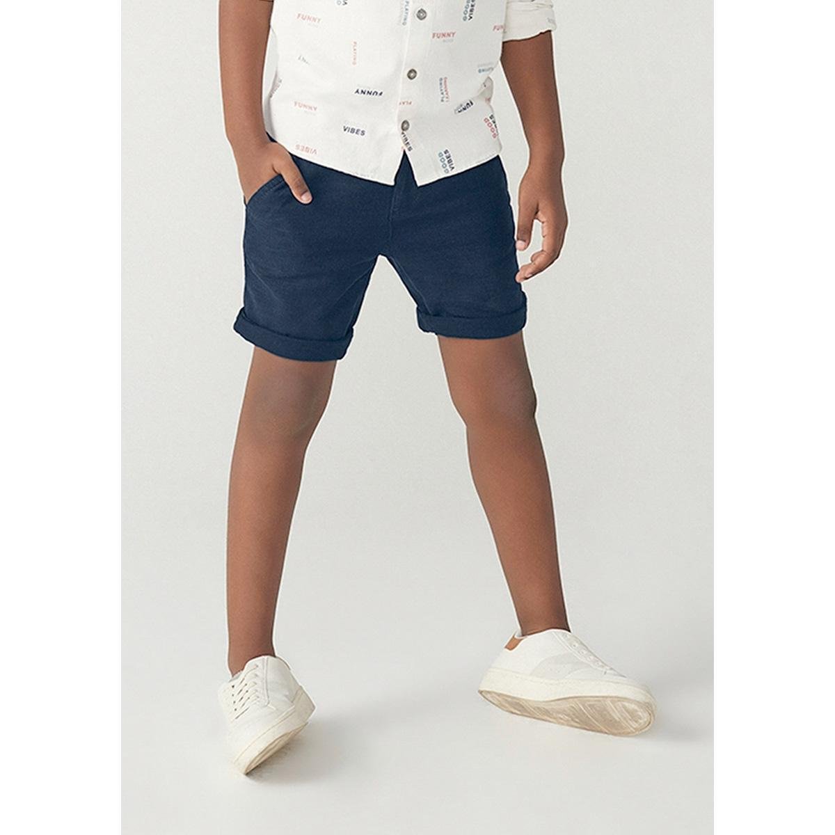 short de algodão infantil masculino