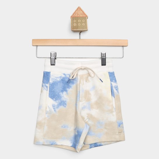Bermuda Infantil Hering Estampada Menino - Branco Menor preço em Bermuda Infantil Hering Estampada Menino - Branco