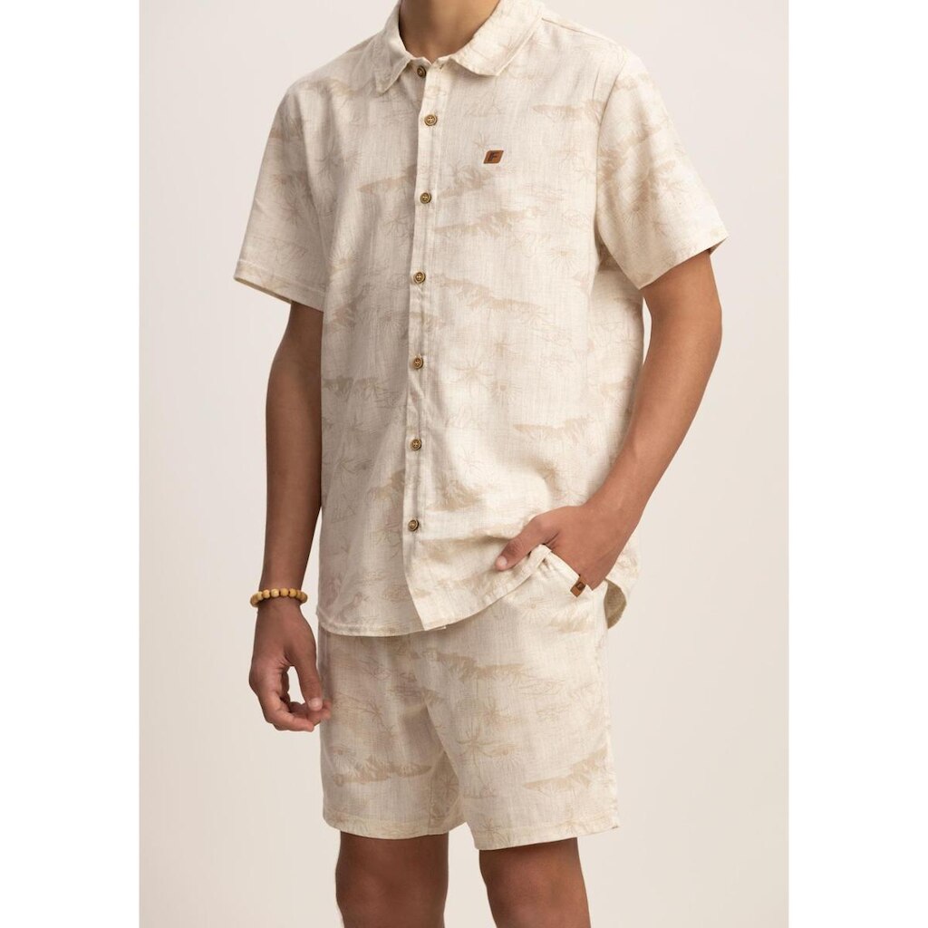 Bermuda Infantil Menino Estampada em Linho Alakazoo