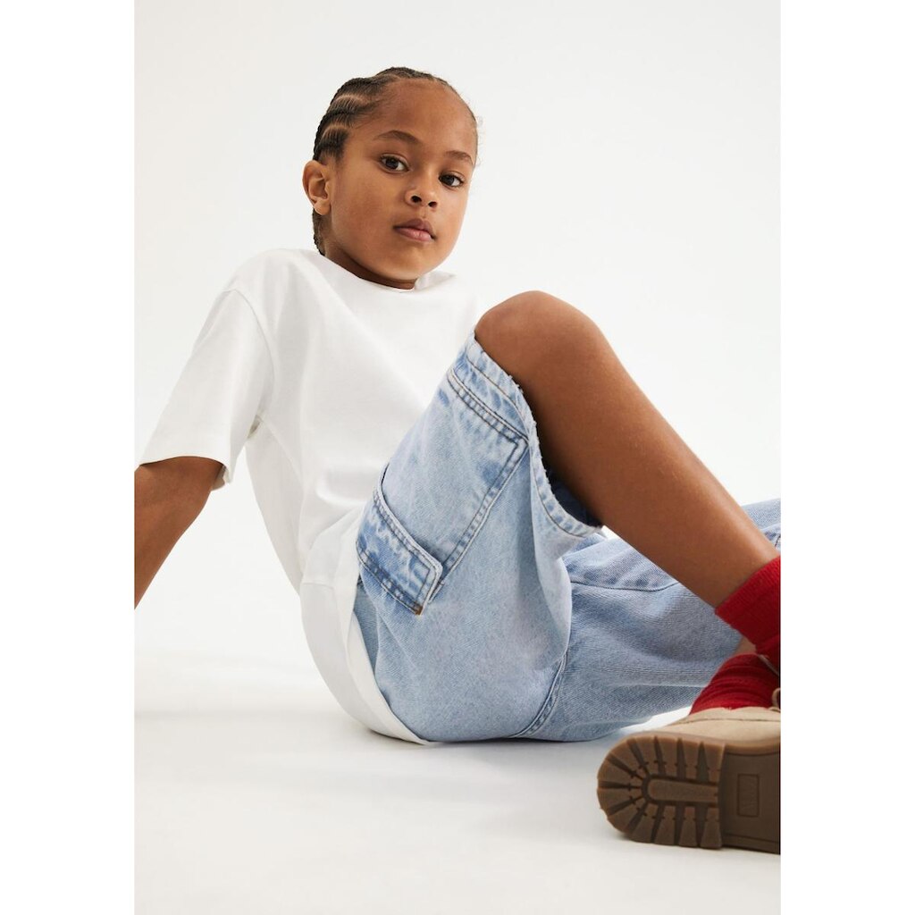 Bermuda Infantil Menino Jeans Cargo