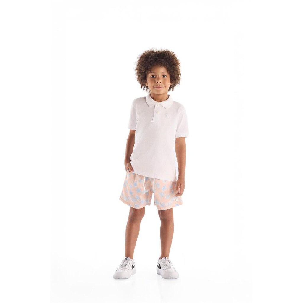 Bermuda Infantil Microfibra Tropical Quimby