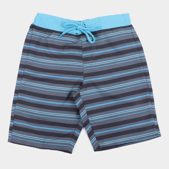 Bermuda Infantil Tip Top Tactel Estampada - Verde Menor preço em Bermuda Infantil Tip Top Tactel Estampada - Verde