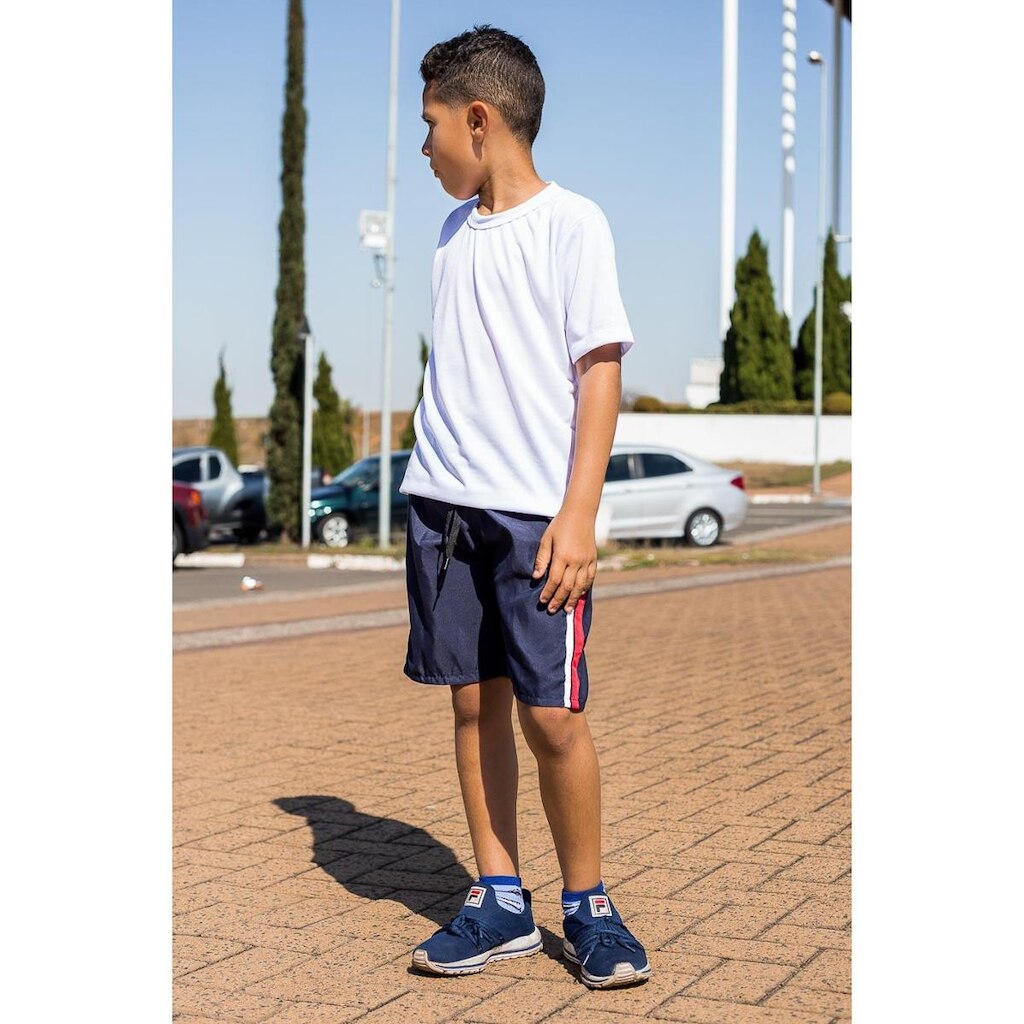 Bermuda Infantil Uniforme Tecido Tactel Com Elastano 214 - 6