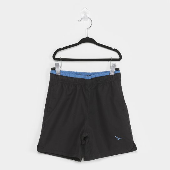 Bermuda Infantil Yachtmaster Microfriba - Preto