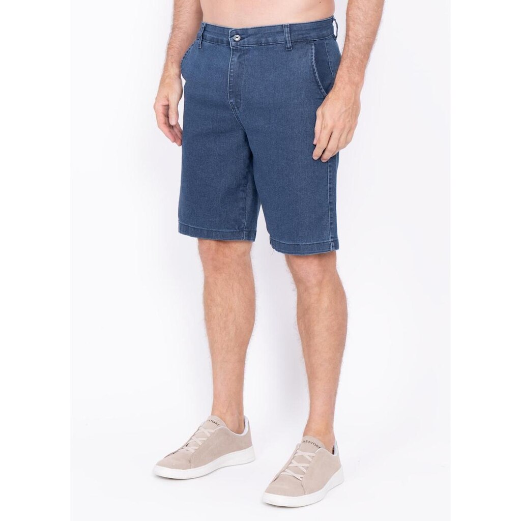 Bermuda Jeans Aleatory Alabaster Azul