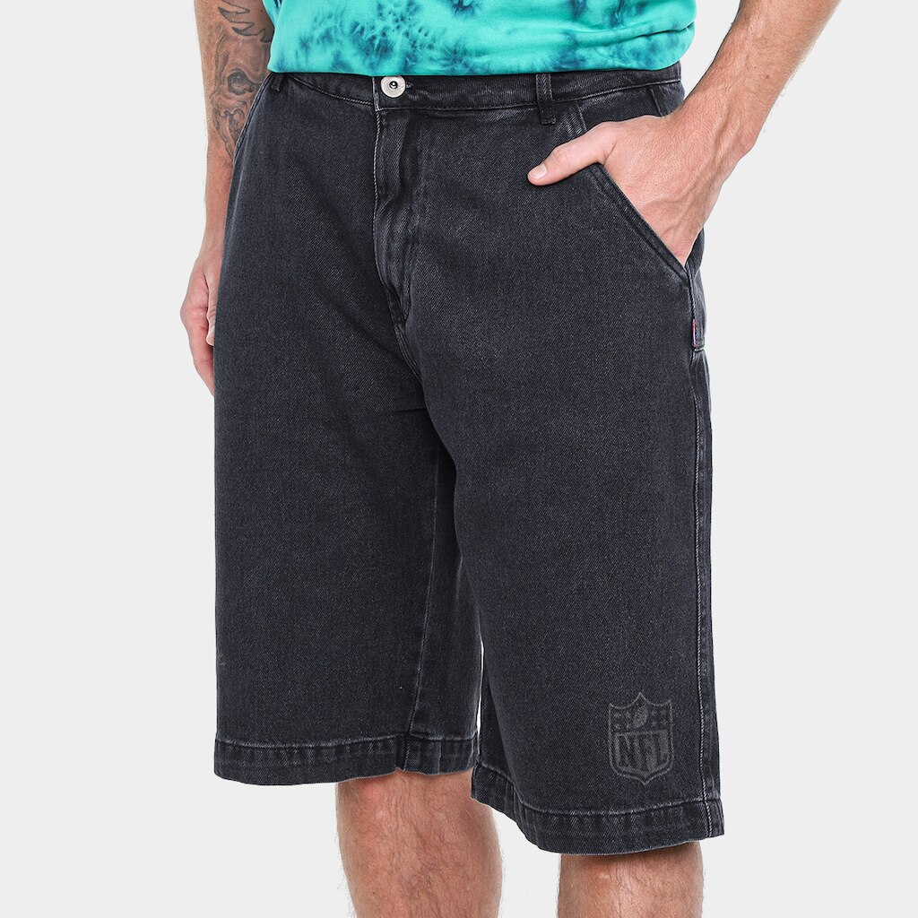 Bermuda Jeans Approve X NFL Masculina
