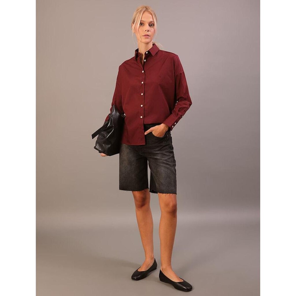 Bermuda Jeans Baggy  Barras a Fio