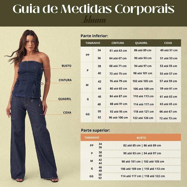 Bermuda Jeans Bolso Fole Cargo
