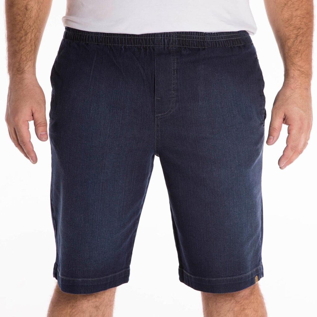 Bermuda Jeans California Prime Elástico Azul G6
