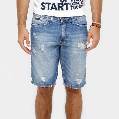 bermuda jeans colcci masculino