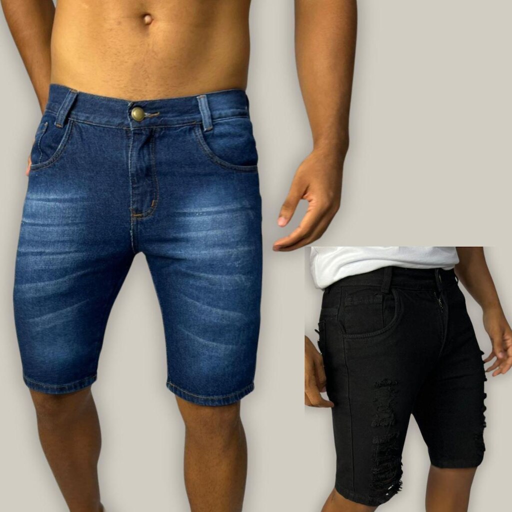 Bermuda Jeans Conexão Kit 2 Unidades
