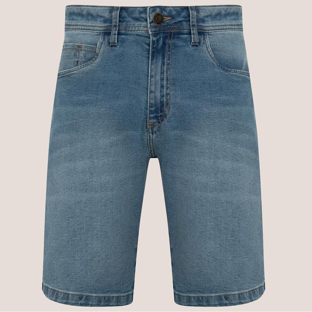 Bermuda Jeans Dudalina Slim Masculino
