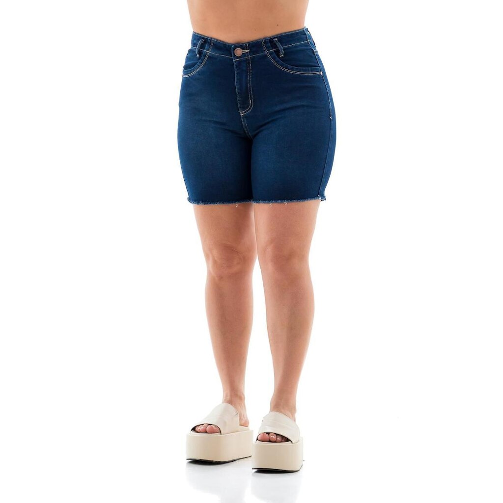 Bermuda Jeans Feminina Arauto Slim Imperio Max