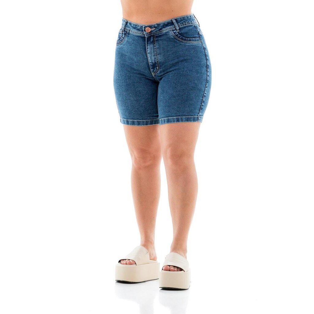 Bermuda Jeans Feminina Slim Arauto Imperio Max