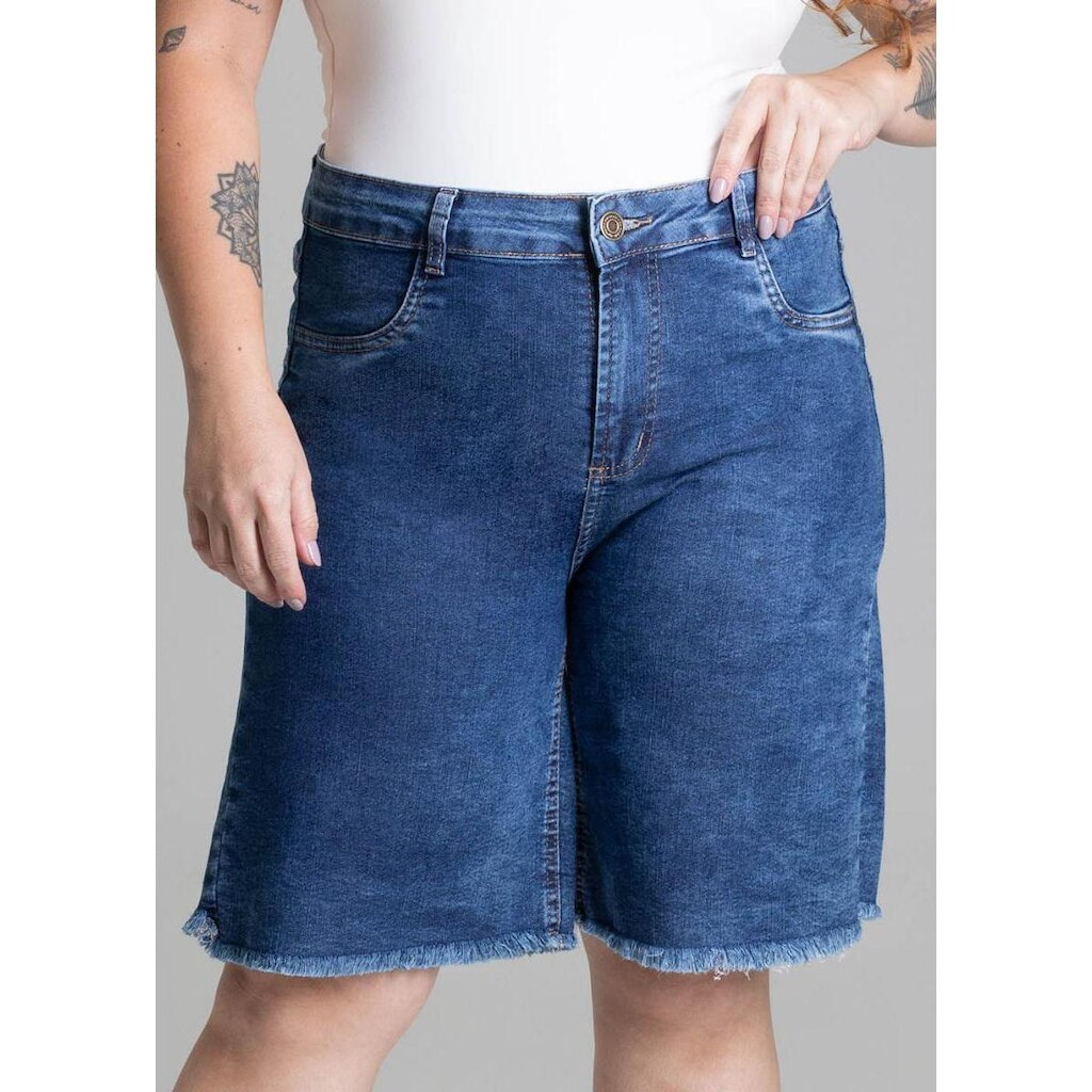 BERMUDA JEANS FEMININO PLUS SIZE SAWARY REF:278856