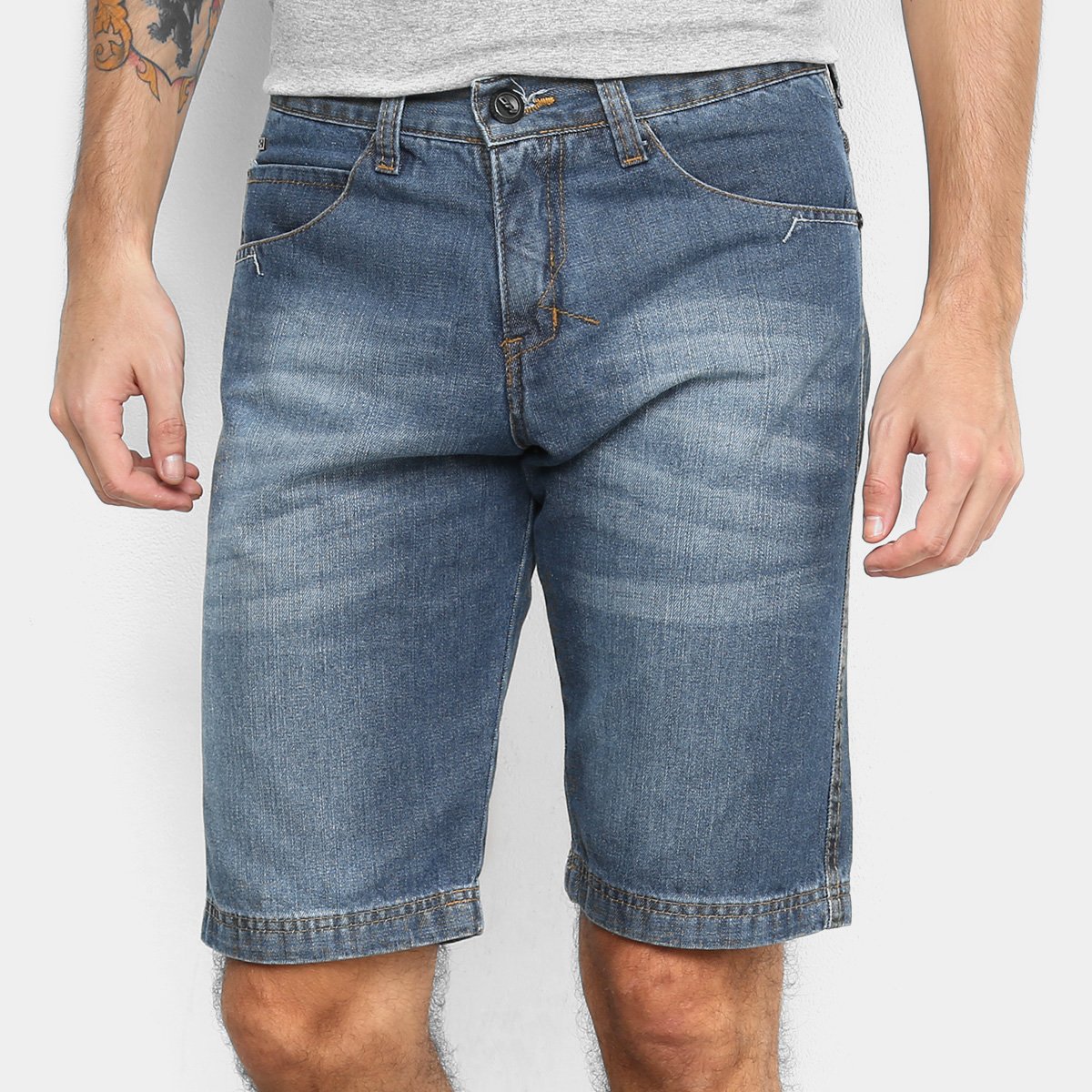 bermuda jeans netshoes