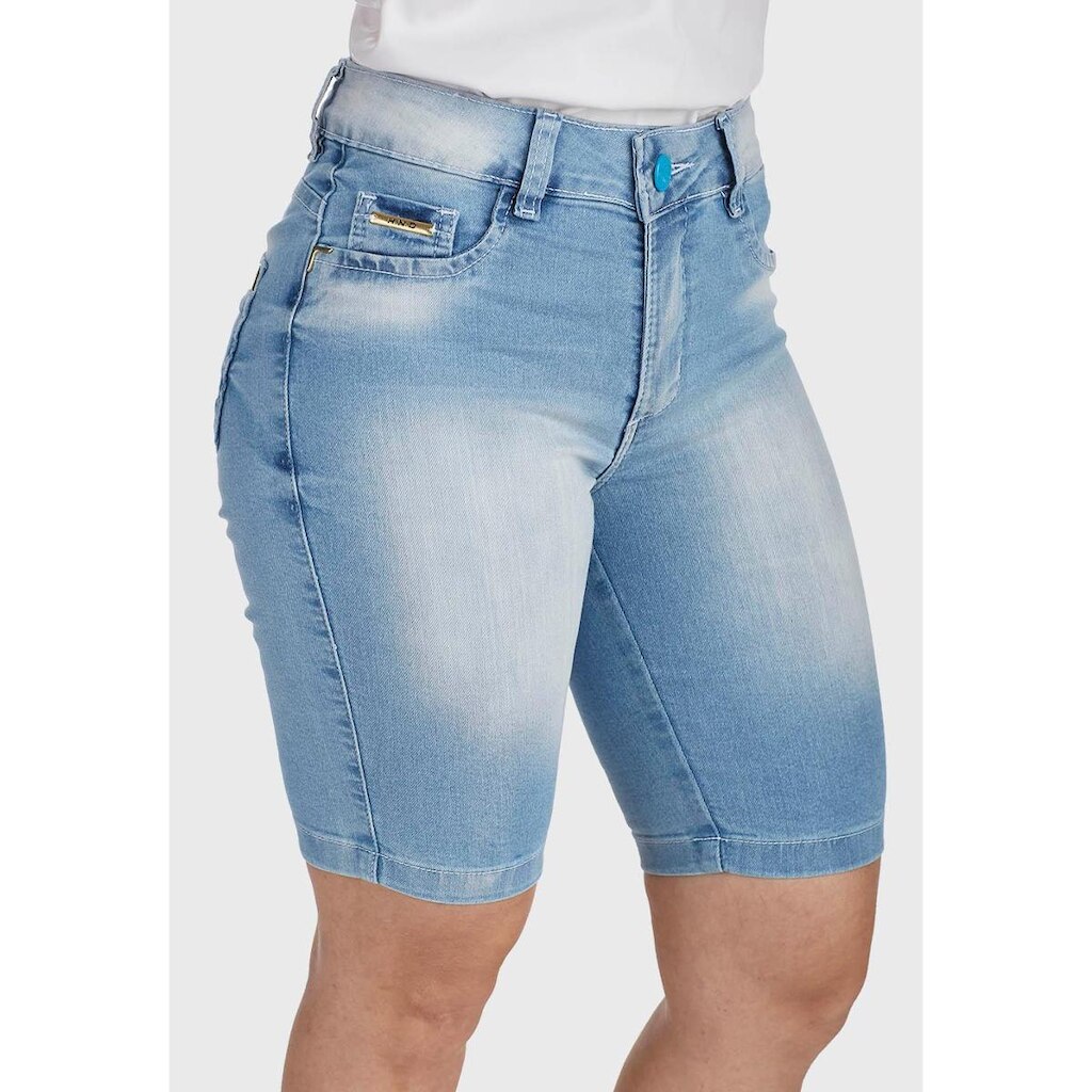 Bermuda Jeans HNO Jeans Hot Pants Comfort Plus