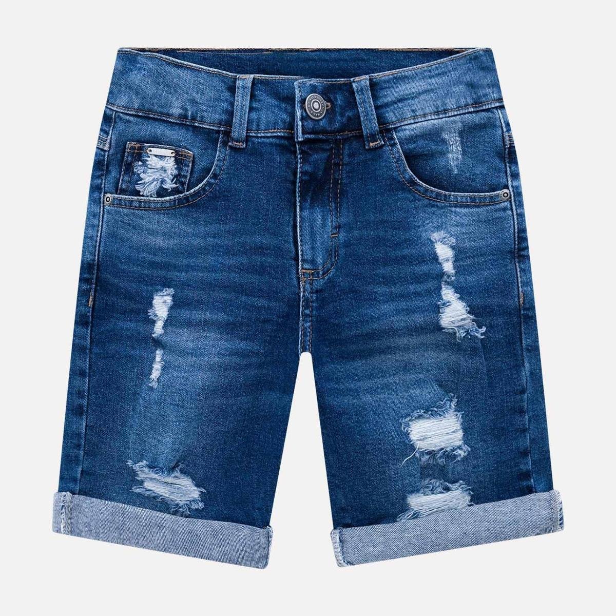 bermuda jeans infantil masculina