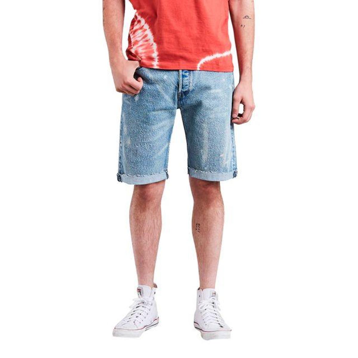 bermuda jeans levis masculina