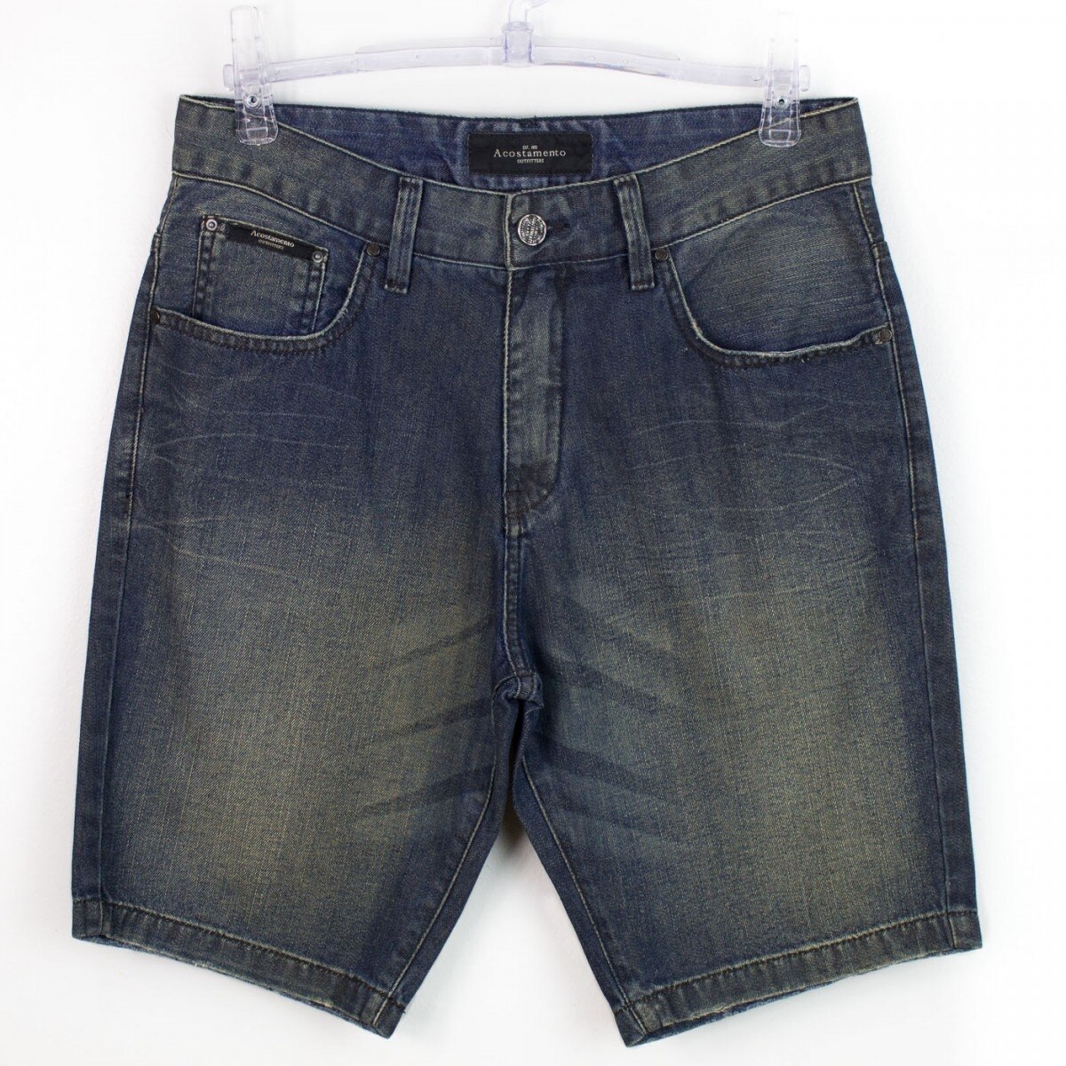 bermuda jeans masculina netshoes