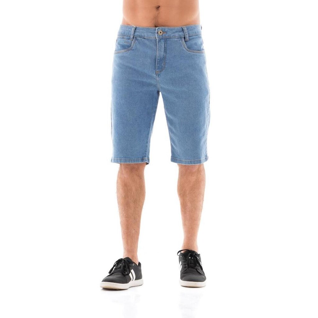 Bermuda Jeans Masculina Arauto Slim Confort Denim
