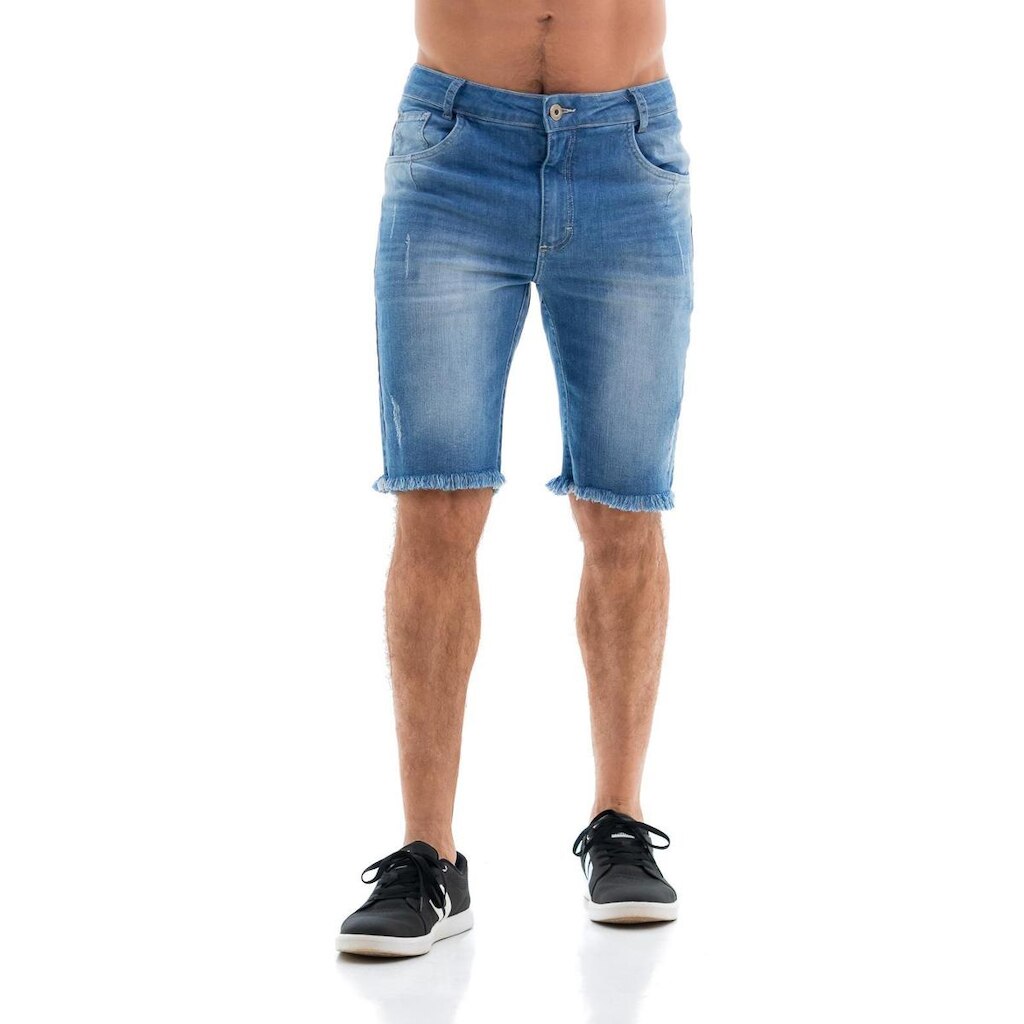 Bermuda Jeans Masculina Arauto Slim Kasper