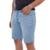 Bermuda Jeans Masculina Básica Lavagem Clara Linha Premium - Azul