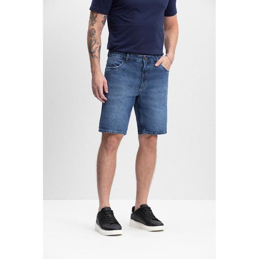 Bermuda Jeans Masculina Essendi