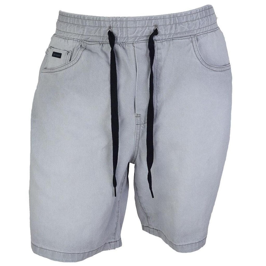 Bermuda Jeans Masculina Freesurf Flat Denin Cinza - 1101
