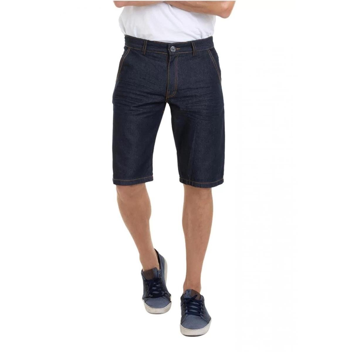 Menor preço em Bermuda Jeans Masculina Tradicional Azul Versatti Miami