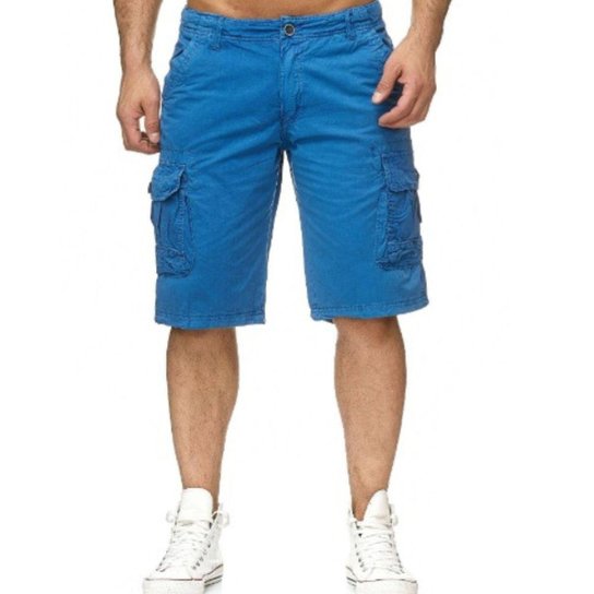 Bermuda Jeans Masculina Tradicional Hering H46XENPA45 - Azul Menor preço em Bermuda Jeans Masculina Tradicional Hering H46XENPA45 - Azul