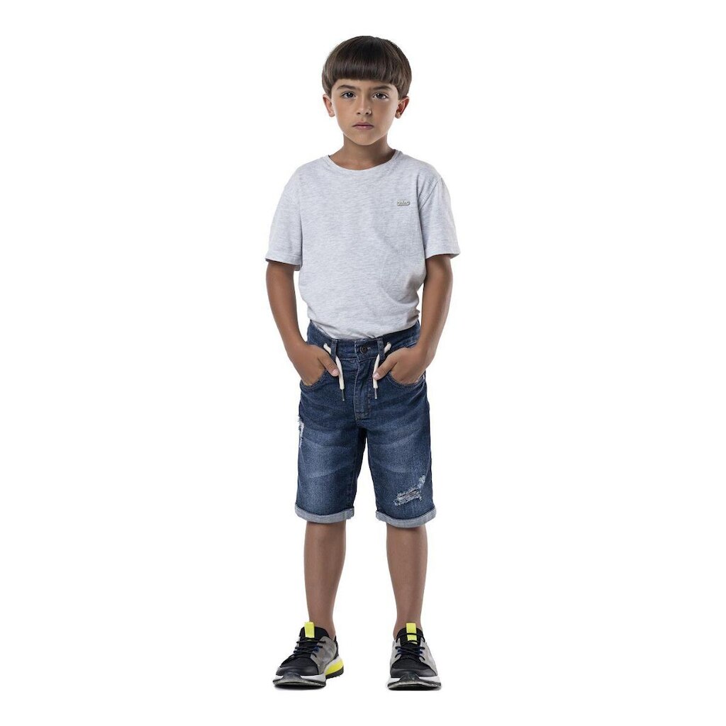 Bermuda Jeans Menino Mania Kids - 3082