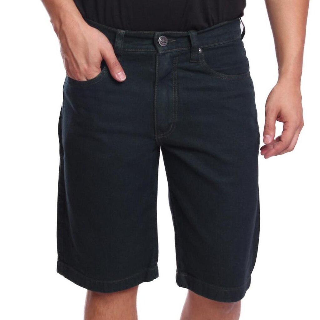 Bermuda Jeans R7Jeans Masculina Modelo Tradicional 100% Algodão