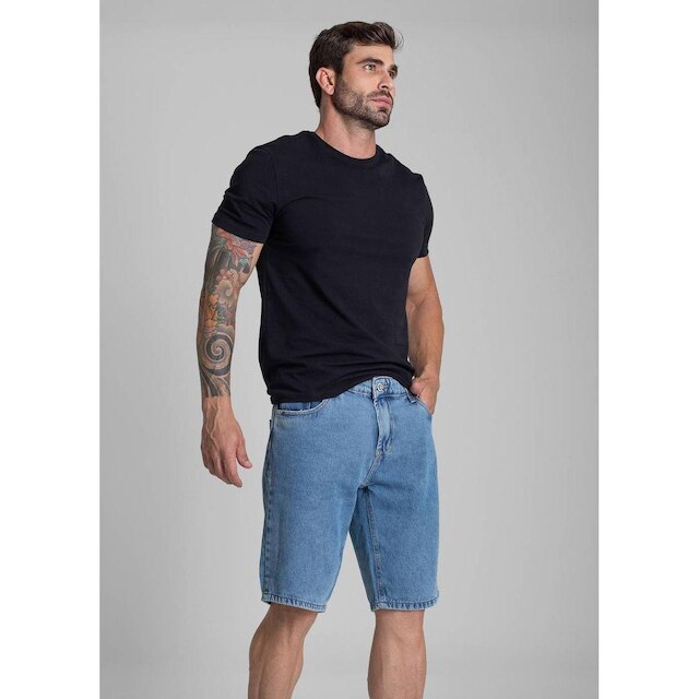 Bermuda Jeans Sawary - 282440 - Azul 48