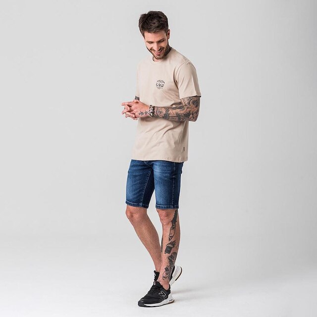 Bermuda Jeans Skinny Masculina Rock e Soda