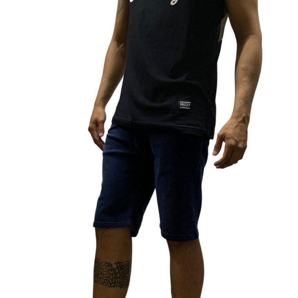 Bermuda Jeans Slin Fit Bourret Nicoboco