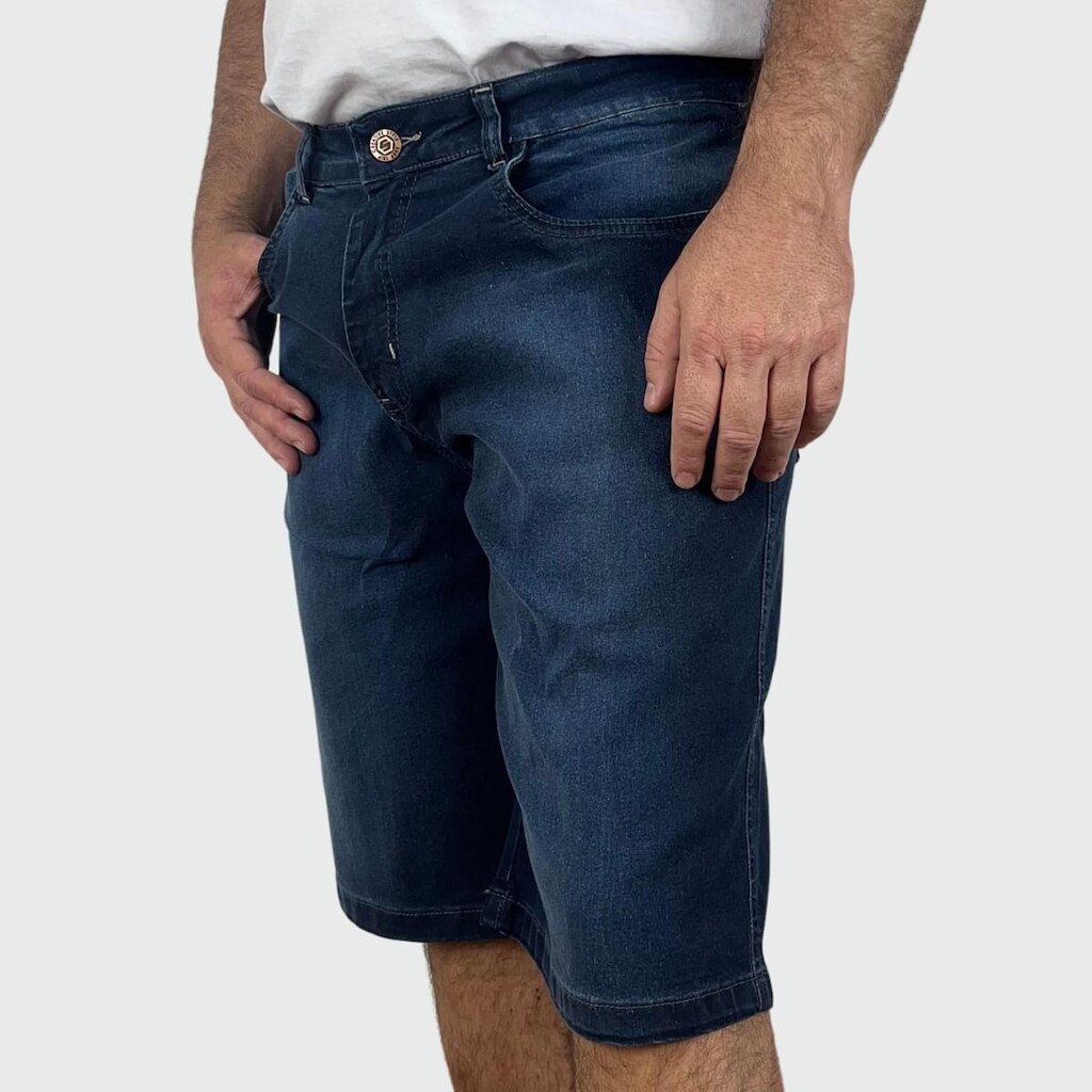 Bermuda Jeans Surftrip Amaciada Plus Size Masculina