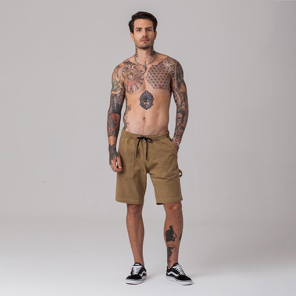 Bermuda Jogger Masculina Sarja Rock e Soda