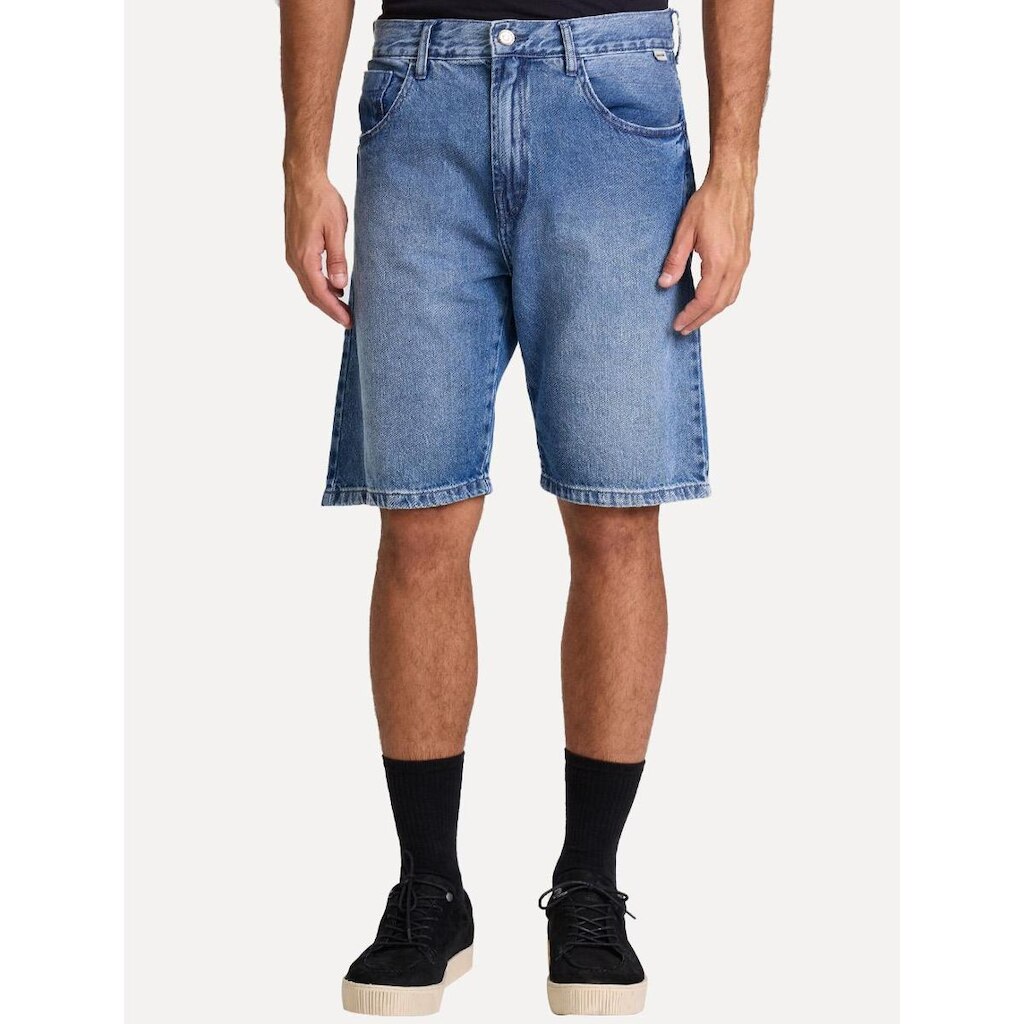 Bermuda John John Jeans Masculina Regular Belize Azul Médio