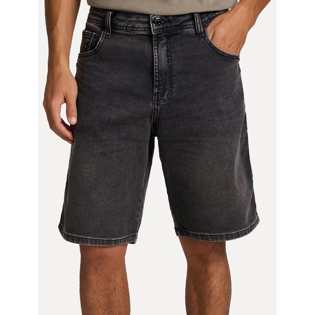 Bermuda John John Jeans Masculina Regular Cerrillos Preta