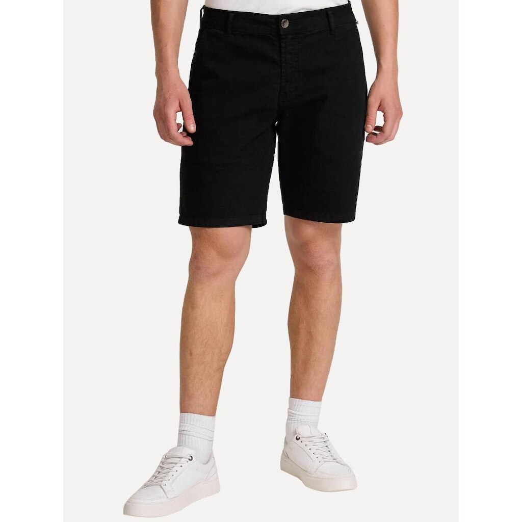 Bermuda John John Masculina Chino Portland Preta