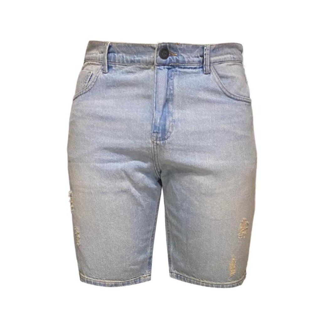 Bermuda John John Masculina Clássica Jeans Claro